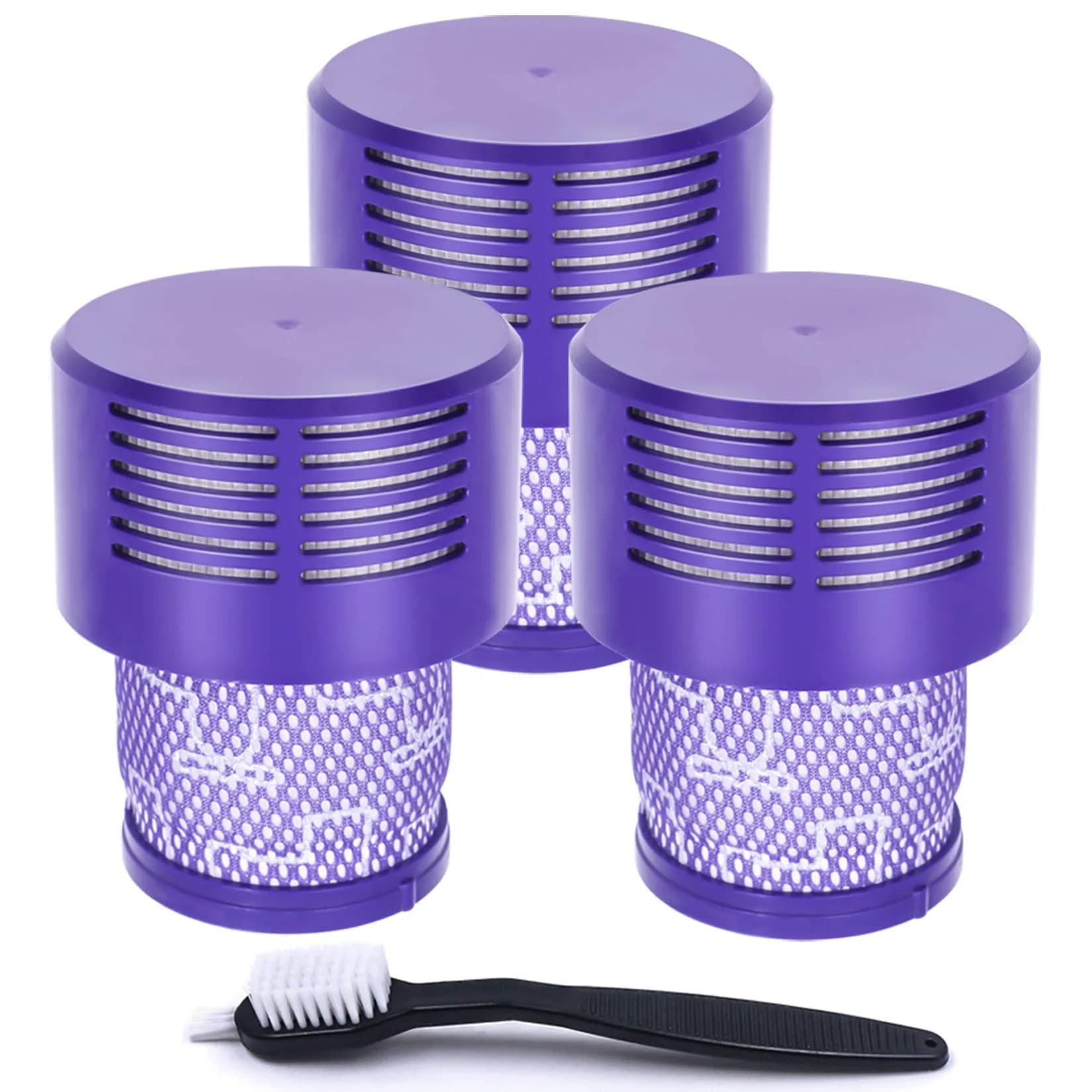KONIGEEHRE HEPA Replacement Filters for Dyson V10 Series (3 Filters, Washable) | High Filtration Efficiency — V10