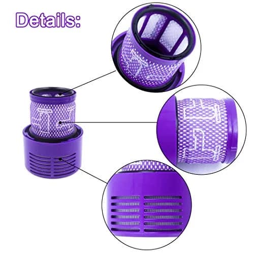 KONIGEEHRE HEPA Replacement Filters for Dyson V10 Series (3 Filters, Washable) | High Filtration Efficiency thumbnail 4