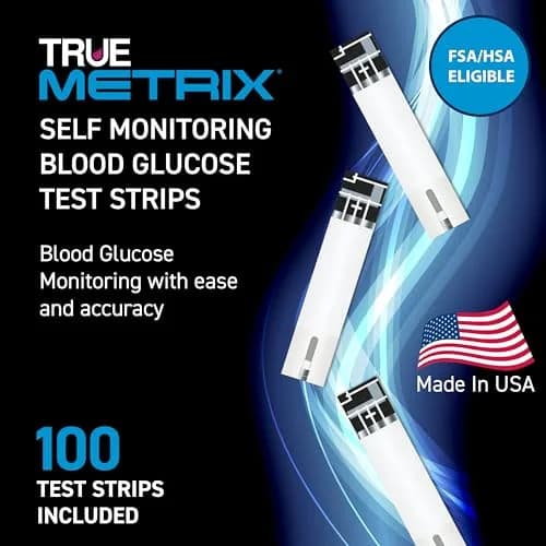 TRUE METRIX Blood Glucose Test Strips 100 Count | Fast, Reliable Blood Sugar Monitoring thumbnail 2