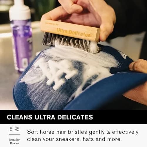 Jason Markk Ultra Delicate Shoe & Hat Cleaning Brush | Soft Bristles, Bamboo Wood, Sneaker Care (1 Brush) thumbnail 2