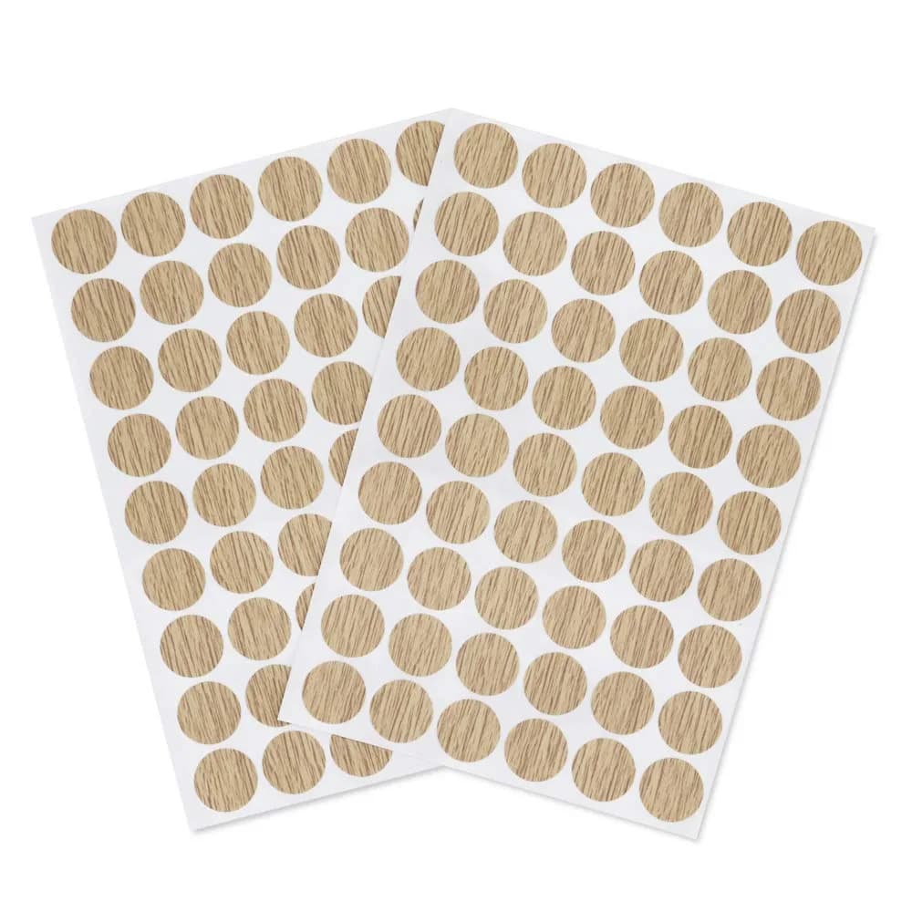 VictorsHome Self-Adhesive Screw Hole Stickers 21mm (0.83 Inch) | Cover Screw Holes on Furniture