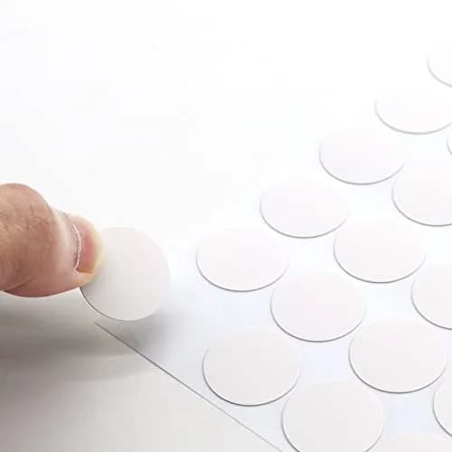 VictorsHome White 108 Pcs Screw Hole Stickers | Covers Screw Holes for Furniture, Cabinets, Drawers thumbnail 3
