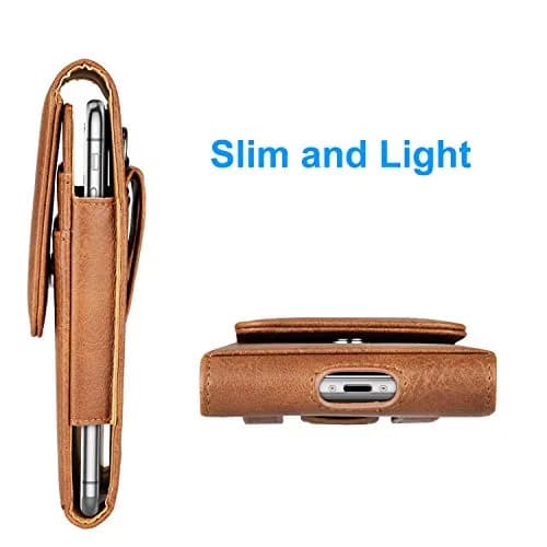 Takfox Leather Belt Holster Pouch for Samsung Galaxy S25 Ultra S24 Plus S23 S22 S21 S20 FE 5G Note 20 J7 J3, 17.3 cm (6.8 inch) | RFID Blocking thumbnail 6