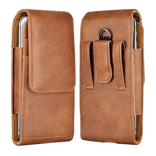 Takfox Leather Belt Holster Pouch for Samsung Galaxy S25 Ultra S24 Plus S23 S22 S21 S20 FE 5G Note 20 J7 J3, 17.3 cm (6.8 inch) | RFID Blocking thumbnail 8