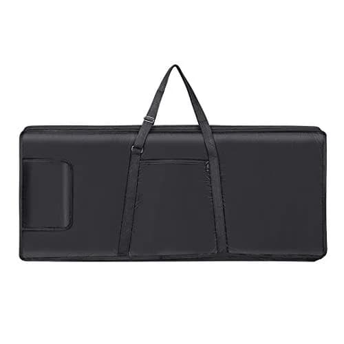 ONCHSH 61 Key Keyboard Gig Bag Waterproof 39×16×6 Inch | Heavy-Duty, Portable & Smart Organization thumbnail 1