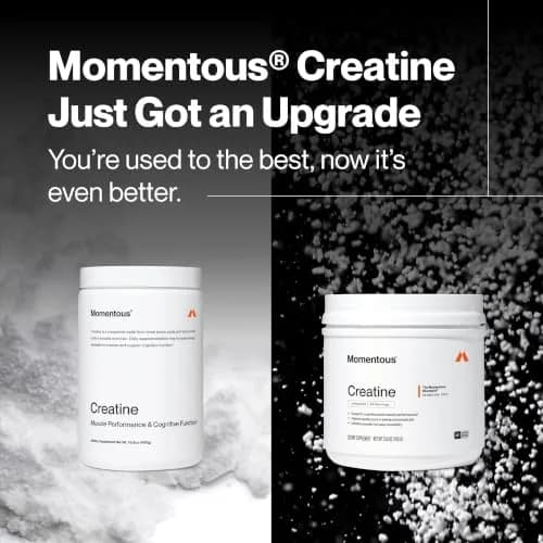 Momentous Creatine Monohydrate Powder 90 Servings (15.8 oz) | NSF Certified for Sport & Muscle Growth thumbnail 2