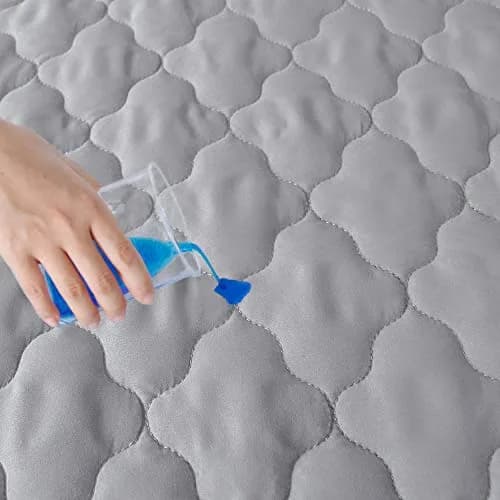 Biloban Waterproof Crib Mattress Protector 52x28 Inch (132x71 cm) | Breathable Quilted Pad for Indian Nurseries thumbnail 3