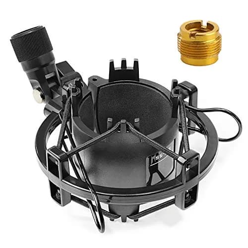 SUNMON Shock Mount for Microphones 1.9"-2.0" | Vibration Noise Reduction for Audio Technica AT2020 thumbnail 1
