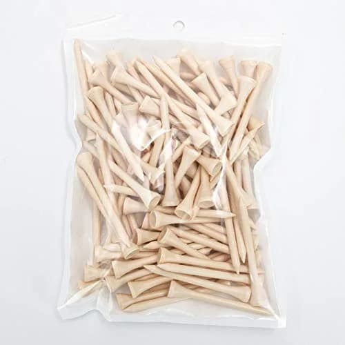 THIODOON Golf Tees 3 1/4 inch | Natural Hardwood, Less Friction, Bulk 100 Count thumbnail 8