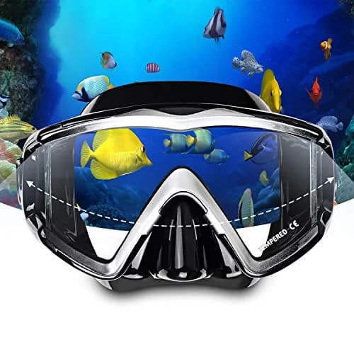 EXP VISION Pano 3 Window Scuba Diving Mask, Tempered Glass Snorkel Mask 260 ml (0.26 kg) | Wide View Anti-Fog Swim Mask thumbnail 5