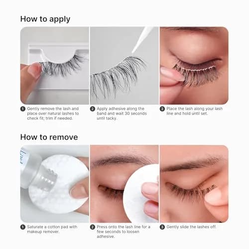 KISS Lash Couture LuXtensions False Eyelashes, Russian Volume Style, 16mm, 1 Pair Strip Lashes | Real Lash Extension Fibers thumbnail 7