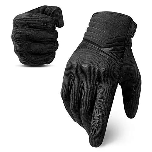 INBIKE Breathable Mesh Motorcycle Gloves with TPR Palm Pad & Touchscreen Small | Riding Protection for Indian Roads thumbnail 1