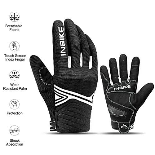 INBIKE Breathable Mesh Motorcycle Gloves Touchscreen Large | Shock-Resistant & Comfortable thumbnail 7