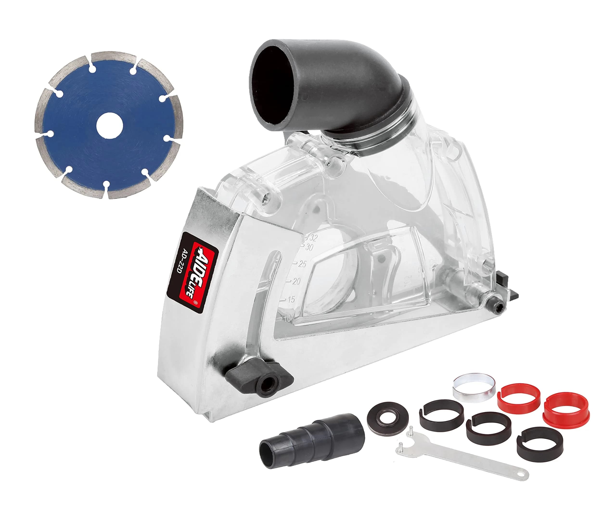 Aidelife Dust Shroud for Angle Grinders 4.5"/5" | Dust Collection & Safety - main product image