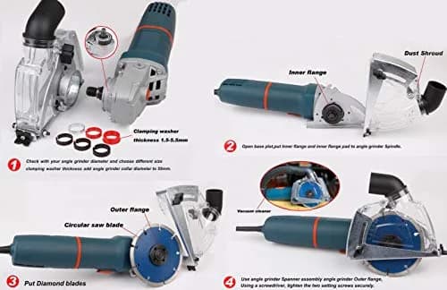 Aidelife Dust Shroud for Angle Grinders 4.5"/5" | Dust Collection & Safety thumbnail 5