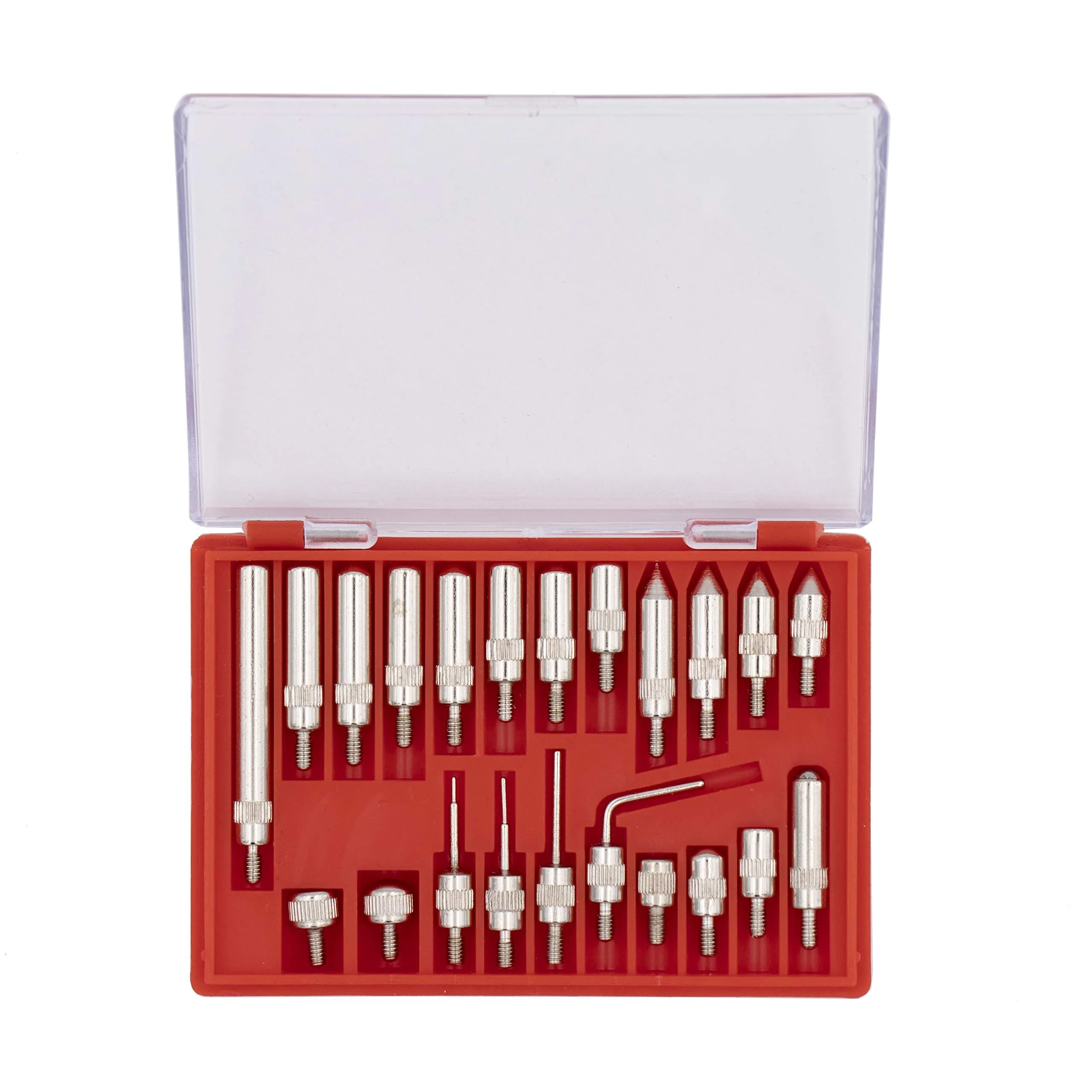 Clockwise Tools Digital Dial Indicators Tip Set, DIPR-01 22 Pieces, UNF 4-48 Threaded | Precision Measurement Tools for Accurate Inspection