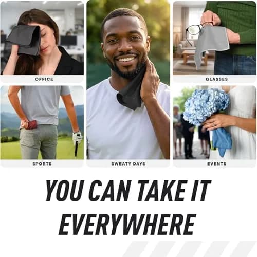 DRYKI Pocket-Sized Sweat Towels 25cm (10") | Absorbs 7x More, Dries 10x Faster thumbnail 6
