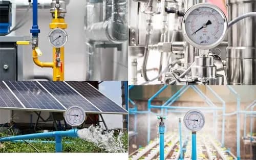 JIVTO Pressure Gauge Glycerin Liquid Filled 2.5" | Precise & Durable for Industrial Use thumbnail 8