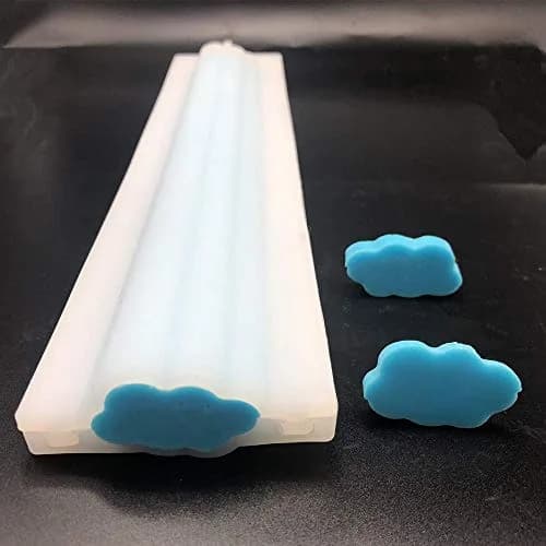 MoldFun Cloud Tube Silicone Mold for Soap, Chocolate & Candies | Cloud Shape, Food Grade, 6.5x2.5x12.6 inch thumbnail 5