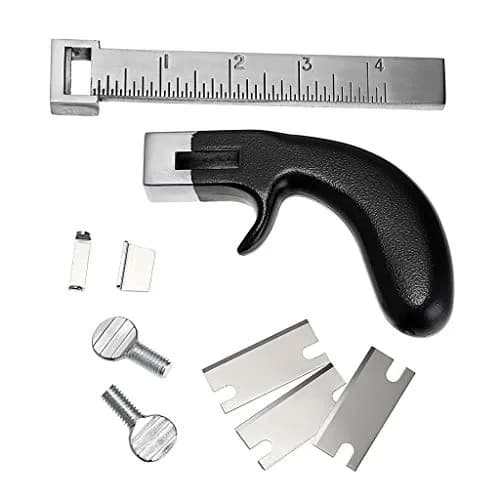 OwnMy Leather Strap Cutter with Aluminium Handle & 4-Inch Gauge Ruler | Precision Cutting Tool for DIY Leathercrafts thumbnail 5