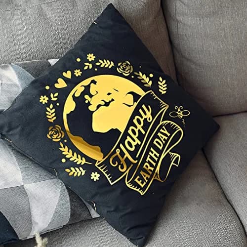 VINYL FROG Gold Metallic Foil Heat Transfer Vinyl Roll 12" x5ft | Chrome HTV for T-Shirts & DIY thumbnail 8