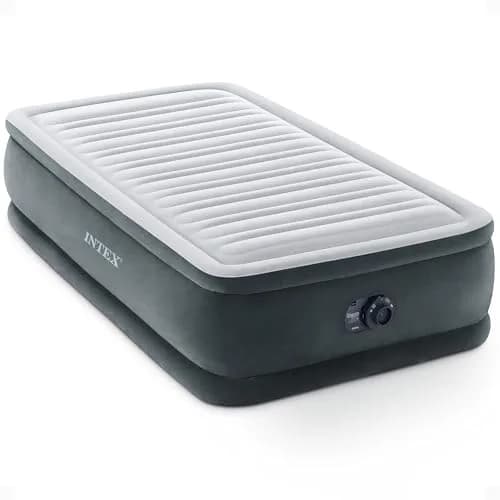 Intex Dura-Beam Deluxe Twin Size Air Mattress with Built-in Pump | 13" Plush Support for Guests & Travel thumbnail 1