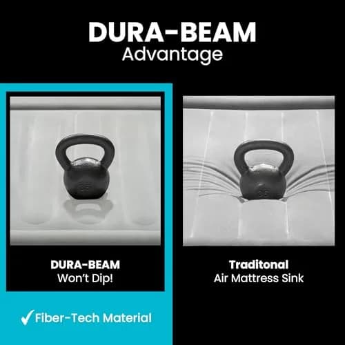 Intex Dura-Beam Deluxe Twin Size Air Mattress with Built-in Pump | 13" Plush Support for Guests & Travel thumbnail 5