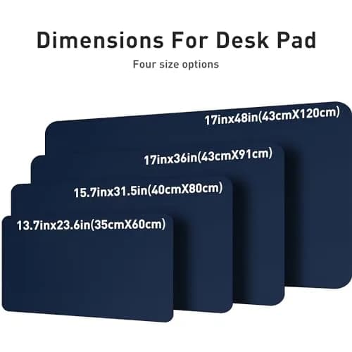 Aothia PU Leather Desk Pad Protector 91cm x 43cm (36" x 17") | Smooth Surface for Writing and Mouse Use thumbnail 8