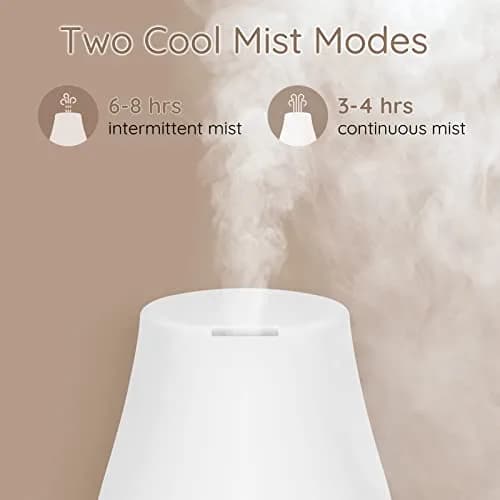 Homeweeks Essential Oil Diffuser 100ml (3.4 Fl Oz) | Ultrasonic Cool Mist Humidifier with 7 Color LED Light thumbnail 6