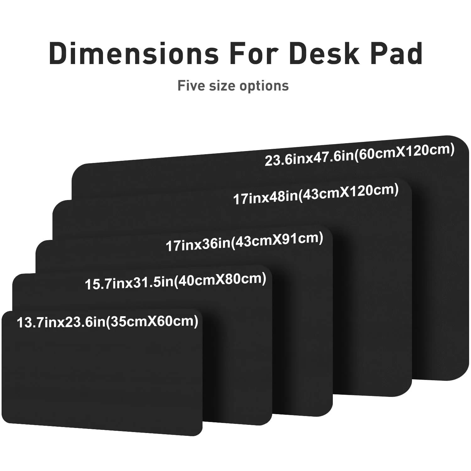 Aothia Black Leather Desk Pad Protector, 36" x 17" | Protects Desk from Scratches, Stains, Spills, Heat thumbnail 7