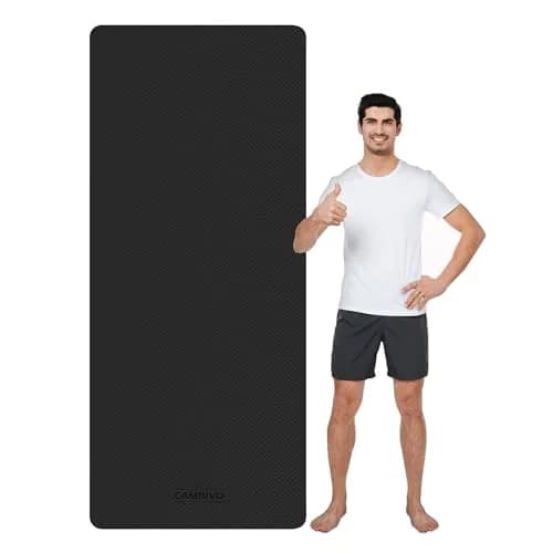 CAMBIVO Yoga Mat for Men and Women | Extra Long & Wide 213cm x 81cm | Non Slip, 6mm Thick thumbnail 1