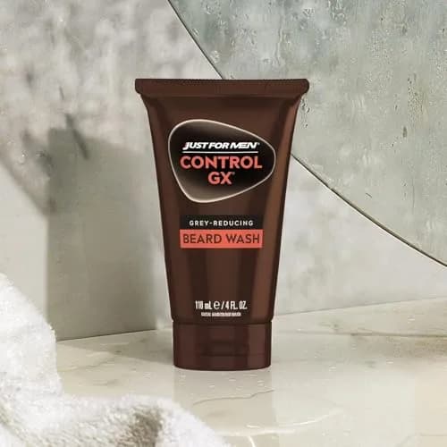 Just for Men Control GX Beard Wash 360ml (12 Fl Oz) | Gradually Reduces Grey thumbnail 7