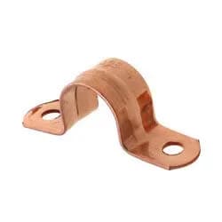 PROCURU 1/2-Inch Copper Pipe Strap | Copper Pipe Clamp Mount 10-Pack — 1.25 Inch (1-1/4")