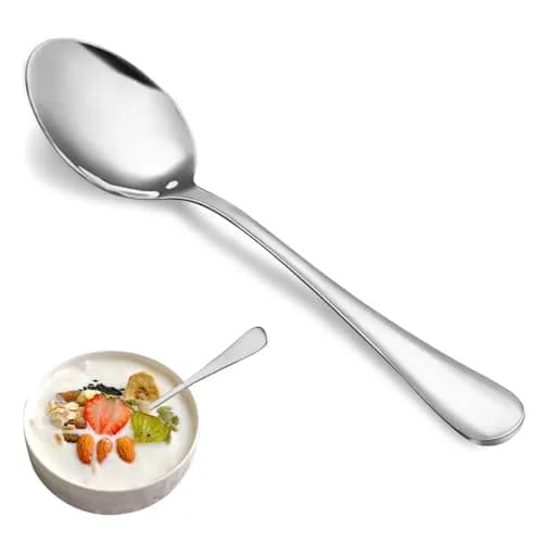 MUTNITT Teaspoon Set, 16 Piece, 6.7" Stainless Steel Silverware | Classic & Dishwasher Safe thumbnail 1