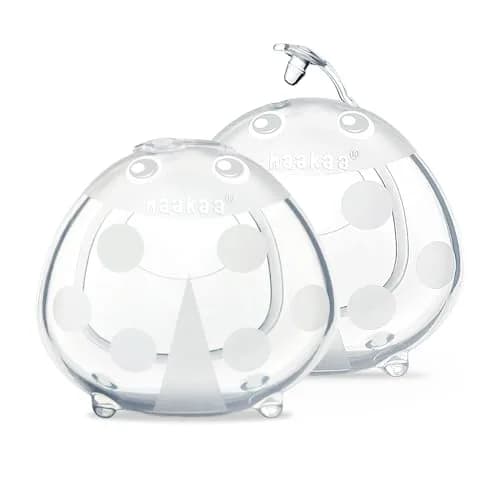 haakaa Ladybug Breast Milk Collector 75ml (2.5 Fl Oz) | Wearable Silicone Milk Catcher for Breastfeeding Moms thumbnail 1