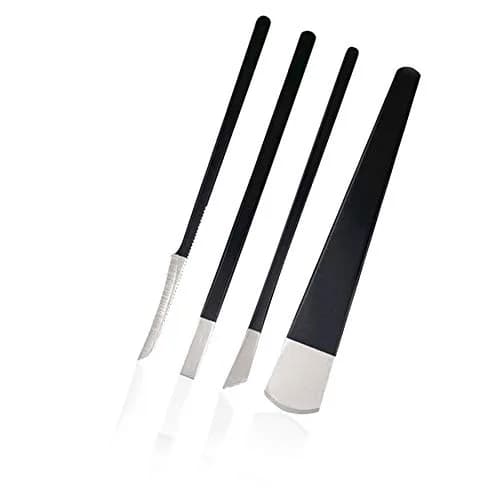 LOOKSEVEN Pedicure Knife Set 4 Pieces Stainless Steel | For Ingrown Toe Nails & Callus Removal thumbnail 4