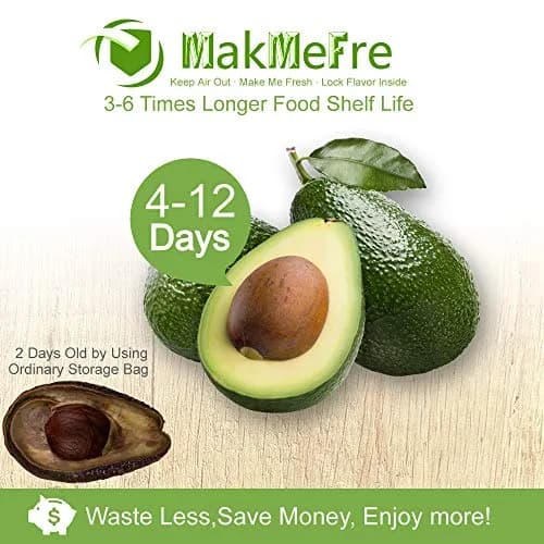 MakMeFre 100 Pint 6x10Inch Vacuum Sealer Bags for Food Storage | BPA Free, Commercial Grade, Long Shelf Life thumbnail 4