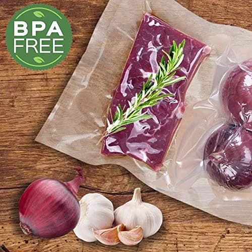 MakMeFre 100 Pint 6x10Inch Vacuum Sealer Bags for Food Storage | BPA Free, Commercial Grade, Long Shelf Life thumbnail 3