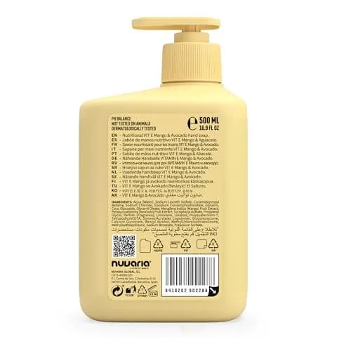 Dicora UrbanFit Nourishing Hand Soap - Vitamin E & Natural Extracts | Hydrates & Protects thumbnail 2