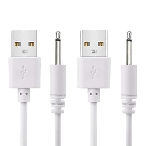 BATSOEASY 2 Pack 2.7ft Replacement DC Charging Cable | USB to 2.5mm Fast Charger Cord Adapter thumbnail 1