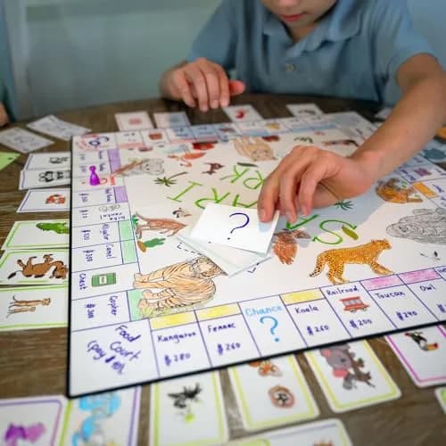 Apostrophe Games Create Your Own Opoly Board Game Kit with Blank Board & Game Pieces, 50.8cm x 50.8cm (20" x 20") | Educational Board Game for Kids 3-12 thumbnail 7