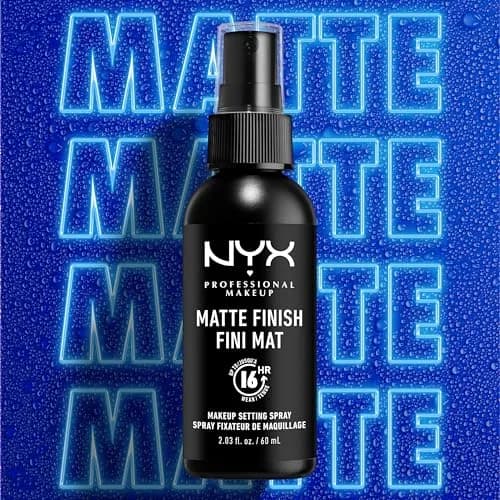 NYX PROFESSIONAL MAKEUP Matte Finish Setting Spray Jumbo Size | 180ml (6.08 Fl Oz) Long-Lasting Face Mist thumbnail 7