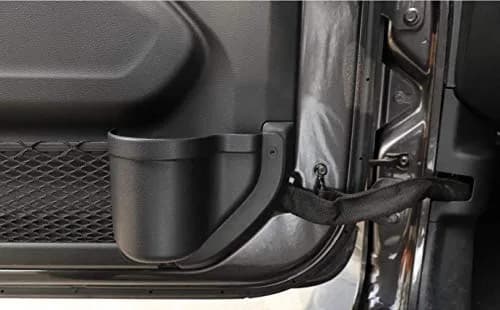 YOCTM 2-PACK Front Door Organizer Tray for Jeep Wrangler JL 2018-2025 | Interior Storage Box thumbnail 6