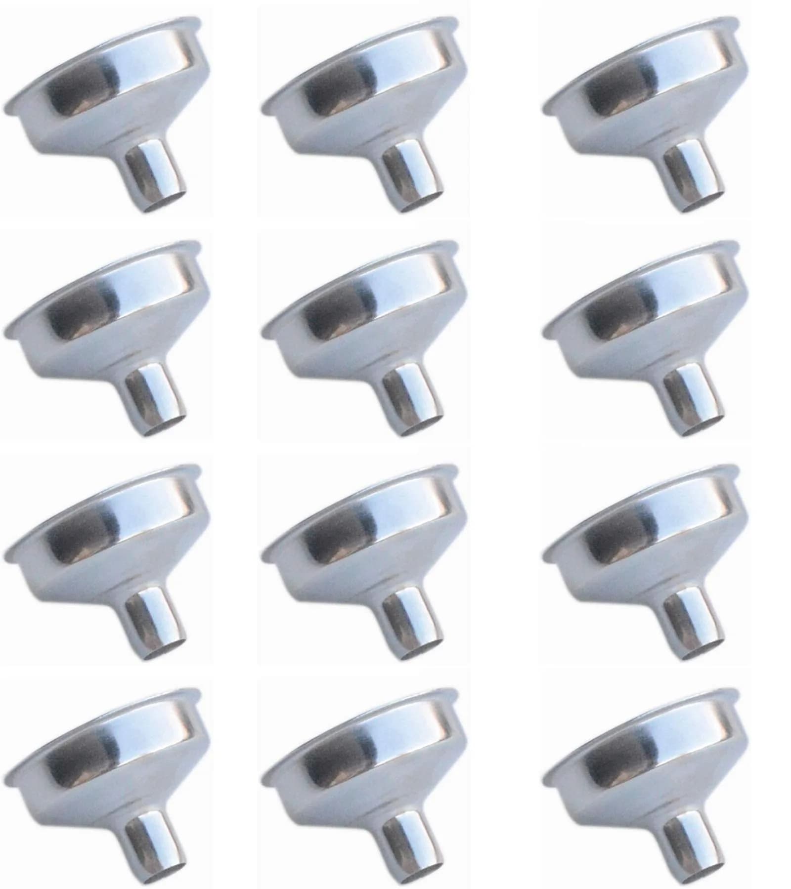Yansanido Stainless Steel Mini Funnels 1.25 Inch | 12 Pack for DIY & Bottles - main product image