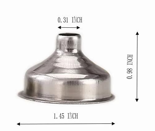 Yansanido Stainless Steel Mini Funnels 1.25 Inch | 12 Pack for DIY & Bottles thumbnail 2