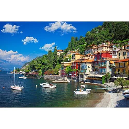 Lavievert 1000 Piece Jigsaw Puzzle Game for Adults - Lake Como, Italy | Family Bonding & Cognitive Fun thumbnail 1
