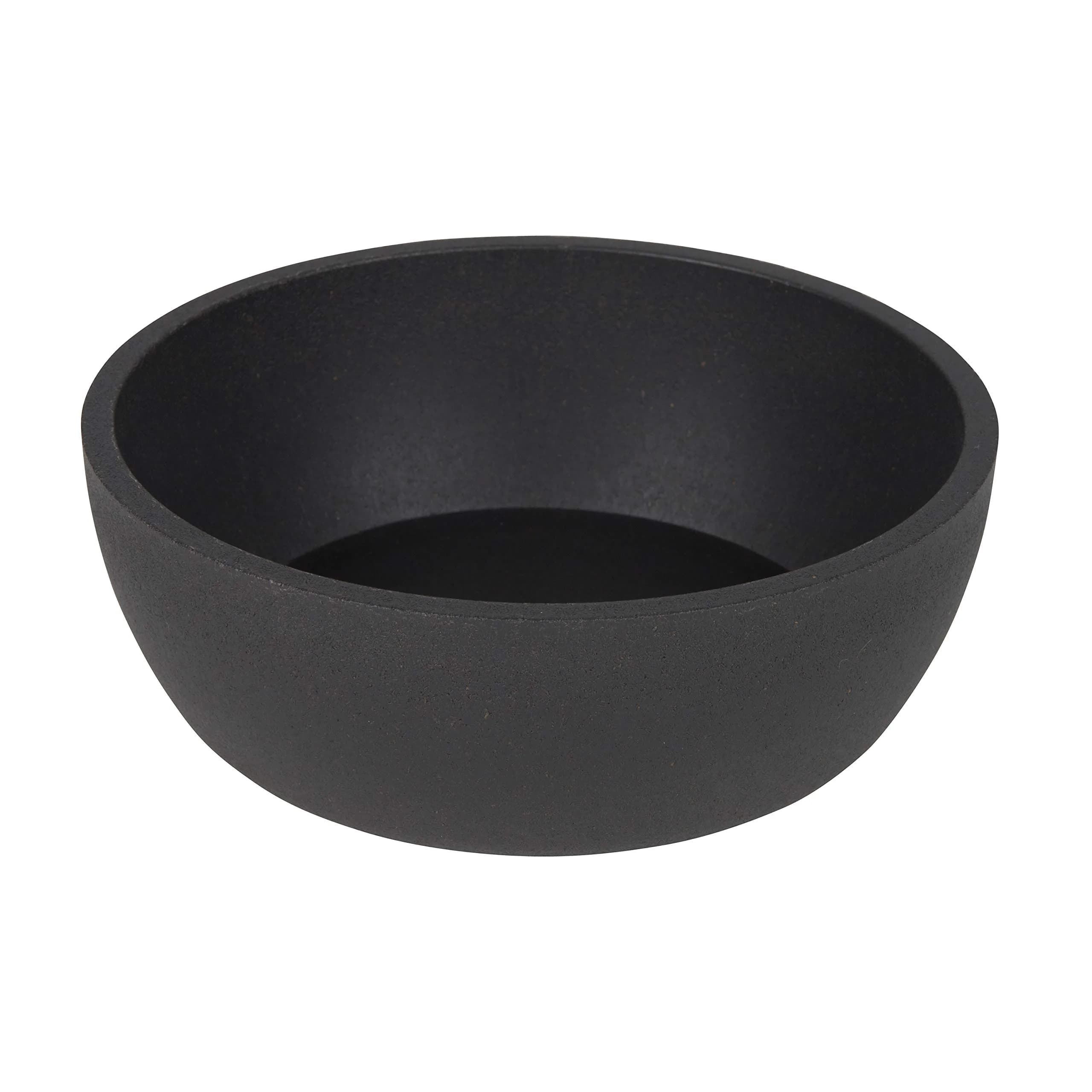 District 70 Bamboo Dog Bowl Small Dark Grey 570ml (20 Fl Oz) | Non-Slip Base for Eager Eaters — Dark Grey