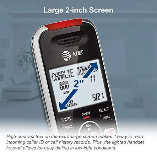 AT&T BL102-4 DECT 6.0 4-Handset Cordless Phone | Unsurpassed Range, Call Blocking, Answering Machine thumbnail 6