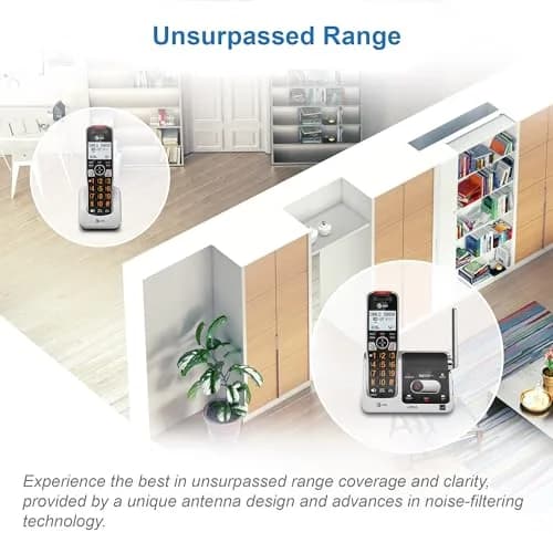 AT&T BL102-3 DECT 6.0 Cordless Landline Phone with Answering Machine, Call Blocking, Caller ID Announcer, Audio Assist, Intercom, 3 Handsets | Unsurpassed Range thumbnail 9