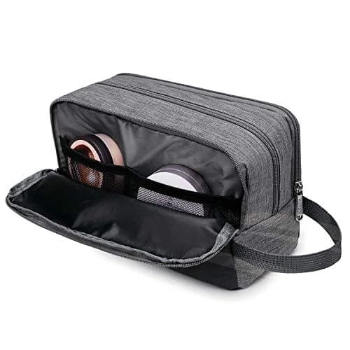 WANDF Travel Toiletry Bag for Men, Small Dopp Kit for Toiletries | Water-Resistant Polyester thumbnail 7